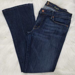 SEVEN 7 FOR ALL MANKIND sz 31 KAYLIE Flare Jeans